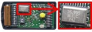 Mando a distancia: NICE K1M 26.995 MHz  