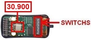 Mando a distancia: ALLMATIC AKMY2 30.900Mhz  