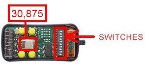 Mando a distancia: ALLMATIC AKMY4 30.875 MHz  