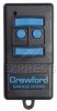 Votre telecommande  CRAWFORD T433-4 a 4 boutons