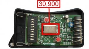 Mando a distancia: APRIMATIC TG2M 30.900 MHz  